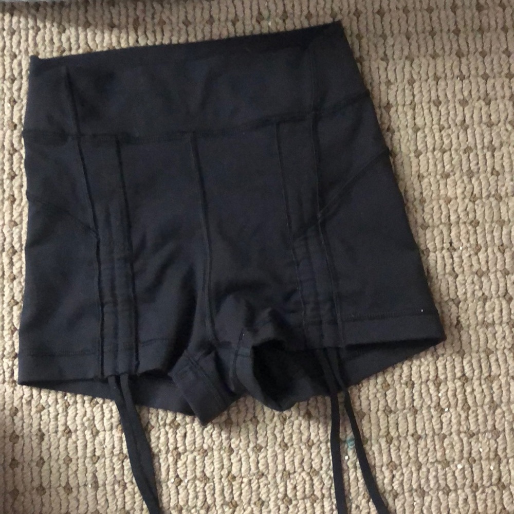 Black lulu lemon shorts